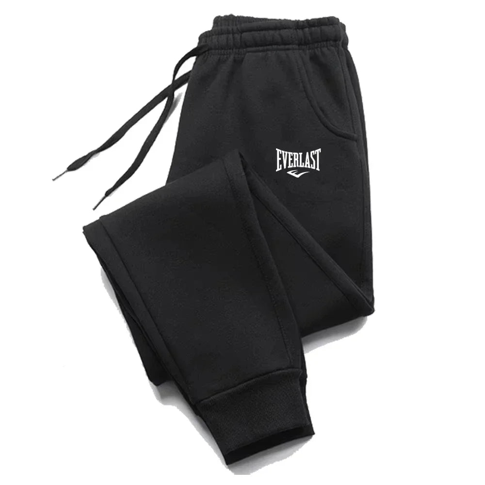Fitness Gym Breathable Pants New Printed Pants EVERLAST Men Women Running Pants Joggers Sweatpant Sport Casual Trousers S-3XL