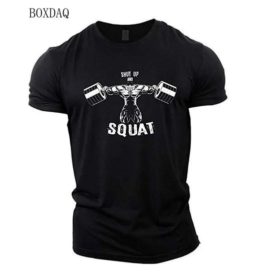 Muscle Men's Gym Outwork T-shirts Short Sleeve 3D Printed Man Sporty Exercise Casual Tops 6XL Plus Size Fitness Tees Clothing