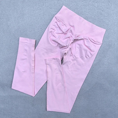 New Seamless Yoga Legging for Women Scrunch Butt Lifting Gym Legging Workout Yoga Pants Low Ribbed Waistband Sports Tights