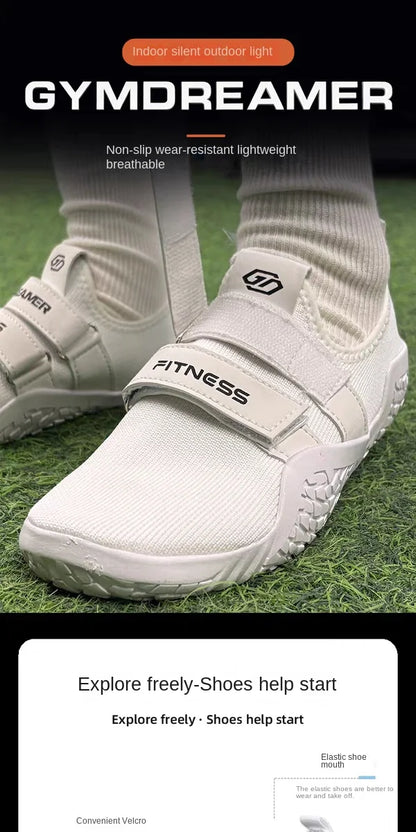 GYMOREAMER fitness hard pull squat shoes for men and women breathable non slip indoor yoga comprehensive training sports shoes