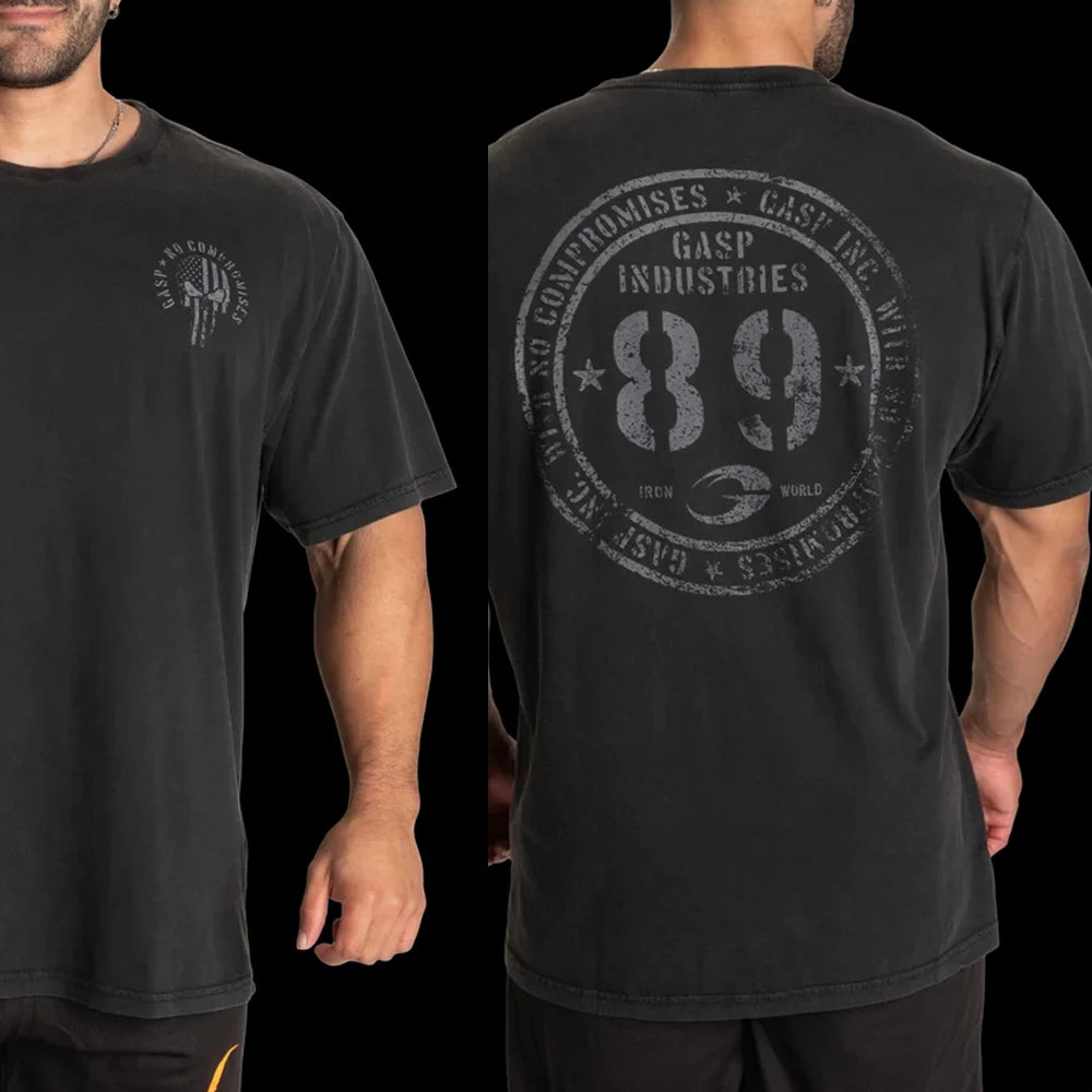 Personalized T-shirt Gym T-shirts Man Cotton Tee Tops and Tees Clothes Tshirts Men Essentials Gothic Clothing Mens Short Sleeve