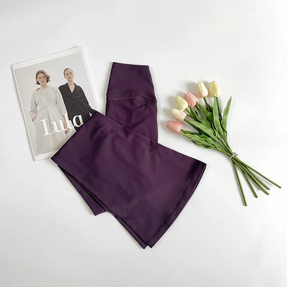 Women High Waisted Flared Yoga Pants Workout Gym Naked Feel Pilates Running Leggings Sport Trousers Comfortable Stylish Activewe