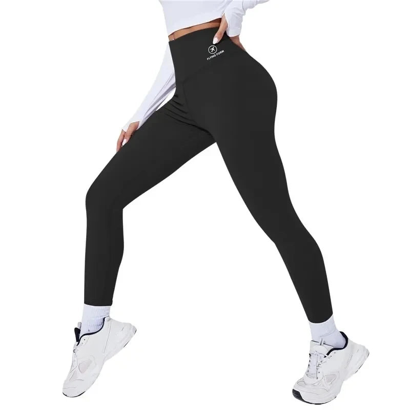 1pc Women High Waist Yoga Leggins Gym Sports Tights Woman Running Pants Sexy Butt Lifting Leggings Gym Fitness Push Up Leggins ﻿