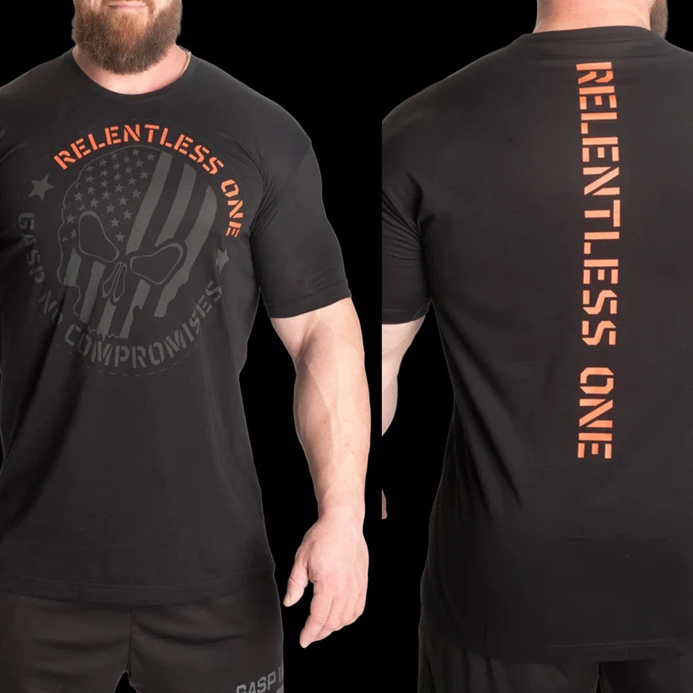 Personalized T-shirt Gym T-shirts Man Cotton Tee Tops and Tees Clothes Tshirts Men Essentials Gothic Clothing Mens Short Sleeve