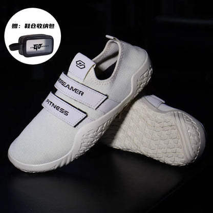 GYMOREAMER fitness hard pull squat shoes for men and women breathable non slip indoor yoga comprehensive training sports shoes