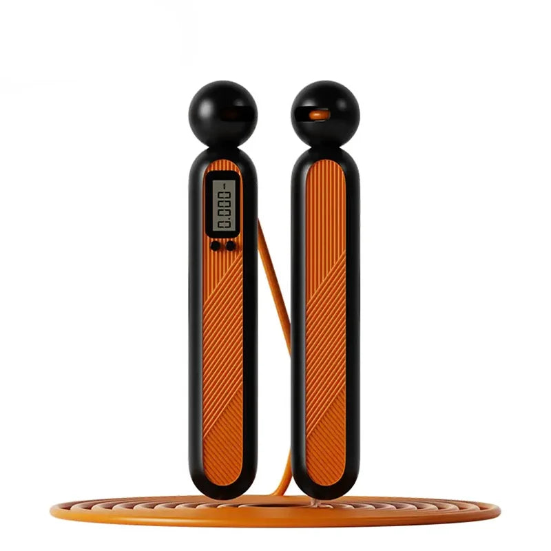 Cordless Electronic Skipping Rope Speed Skipping Counter Gym Fitness Skipping Rope Anti-slip Smart Skipping Rope with LCD Screen