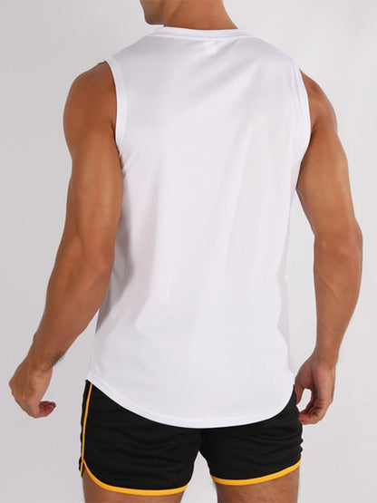 ADED Summer new Gym Vest Men Bodybuilding Sleeveless Sports Tank Top quick-drying mesh Fitness Running Tank Top men Clothes