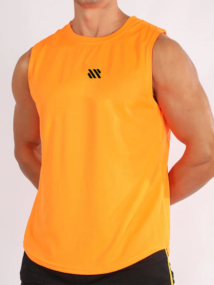 ADED Summer new Gym Vest Men Bodybuilding Sleeveless Sports Tank Top quick-drying mesh Fitness Running Tank Top men Clothes