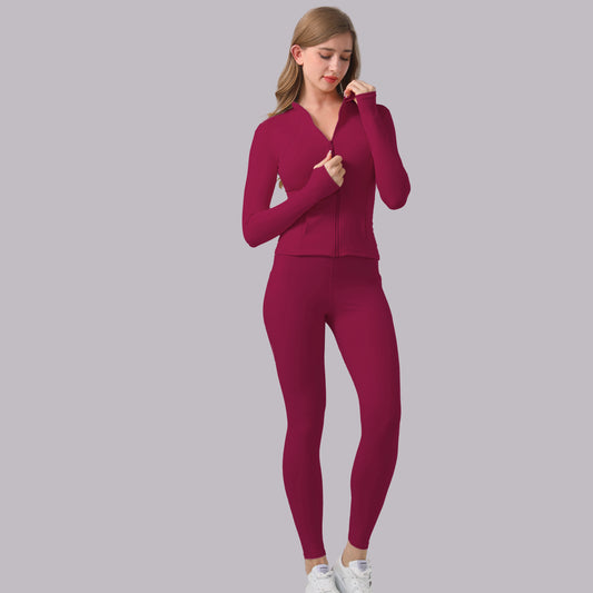 Yoga Pilates Training Set for Women Professional Fit Suitable for Gym, Outdoor Running, and Multi-Scene Workouts