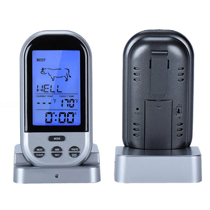 Wireless Digital Probe Meat Thermometer For Grill Smoker BBQ Food Oven Thermometer With Timer Alarm Kitchen Cooking Tools