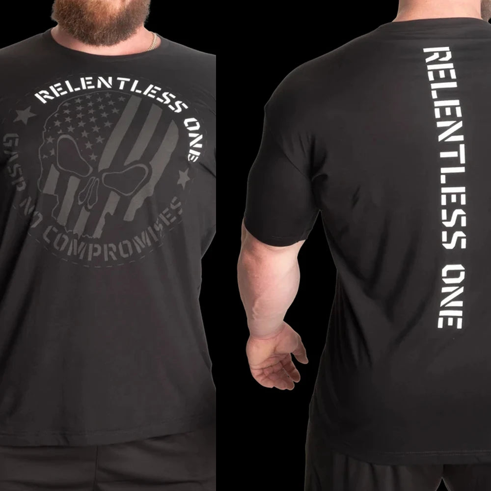 Personalized T-shirt Gym T-shirts Man Cotton Tee Tops and Tees Clothes Tshirts Men Essentials Gothic Clothing Mens Short Sleeve