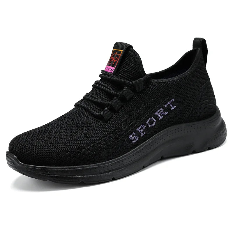 2025 Women Sports Shoe Lightweight Mesh Sneakers Woman Athletic Breathable Running Shoes Flying Weave Casual Sneakers Zapatillas