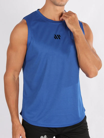 ADED Summer new Gym Vest Men Bodybuilding Sleeveless Sports Tank Top quick-drying mesh Fitness Running Tank Top men Clothes