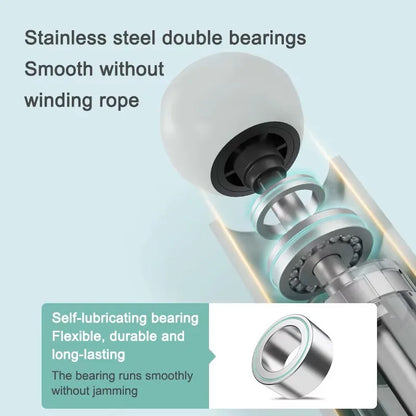 Cordless Electronic Skipping Rope Speed Skipping Counter Gym Fitness Skipping Rope Anti-slip Smart Skipping Rope with LCD Screen