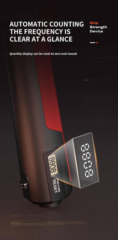 Electronic Count-Based Grip Strength Trainer Arm Strength Fitness Device Rehabilitation Training Exercise Equipment