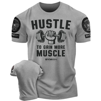 Men Gym Sportswear Muscle T-Shirt Top Fashion Gym Short Sleeve Outdoor Male Fitness Training Sports T-Shirts Casual Menswear