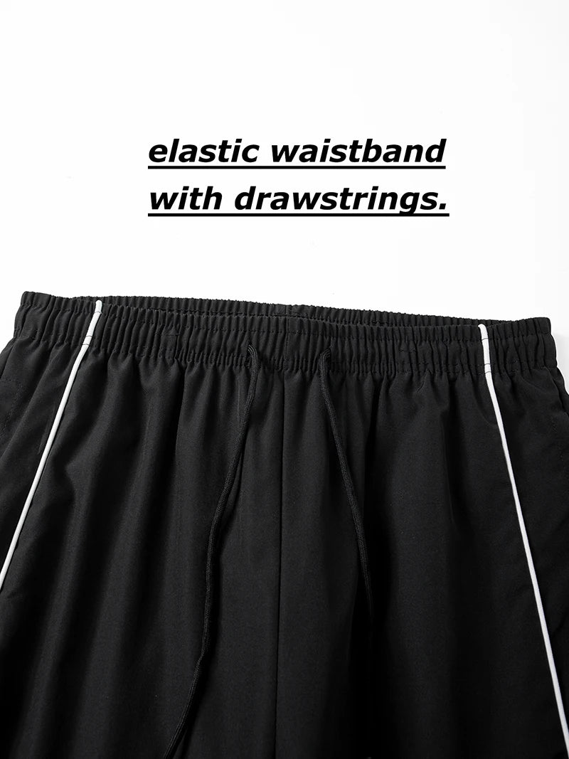 Womens Athleisure Pants with Adjustable Cord Locks Gym Workout Running Trousers with Side Pockets Athletic Quick-Dry Sweatpants