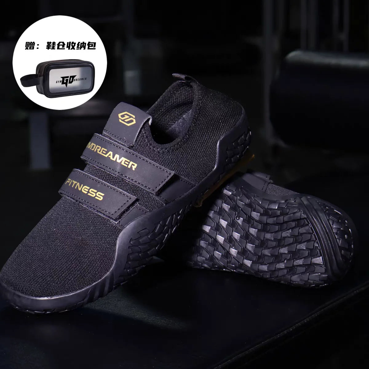 GYMOREAMER fitness hard pull squat shoes for men and women breathable non slip indoor yoga comprehensive training sports shoes