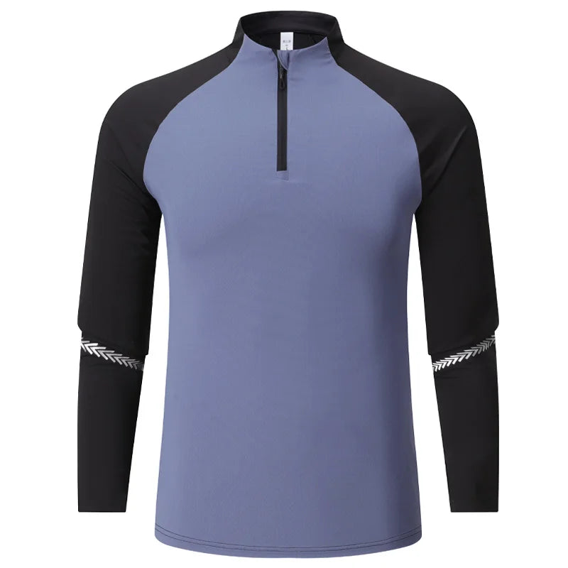 Athletic Pullovers Sport Shirt Men Fitness Training Tops Gym Casual Running Long Sleeve Male Outerwear Jogging Sport Clothing
