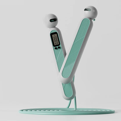 Cordless Electronic Skipping Rope Speed Skipping Counter Gym Fitness Skipping Rope Anti-slip Smart Skipping Rope with LCD Screen