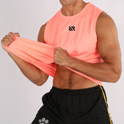 ADED Summer new Gym Vest Men Bodybuilding Sleeveless Sports Tank Top quick-drying mesh Fitness Running Tank Top men Clothes