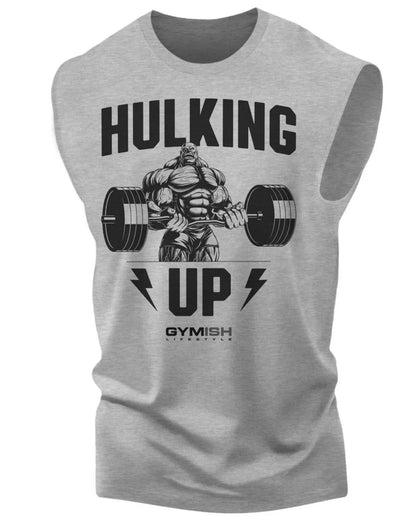 Men’s Gym Training Tank T-Shirt Muscle Fit Workout Top Breathable Quick Dry Performance Fitness Sleeveless Tee