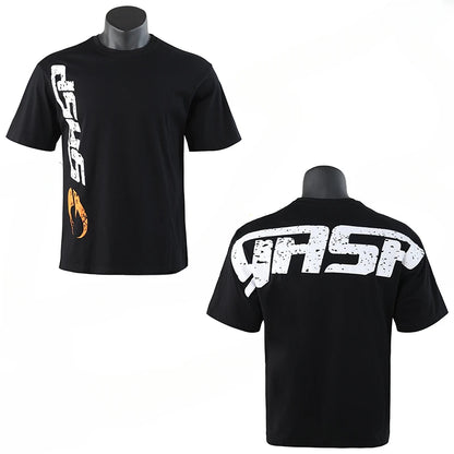 2025 New Cotton Loose Short Sleeve Male Fitness Training Large Size Sweat Absorption Oversize Sports Bodybuilding Half Sleeve