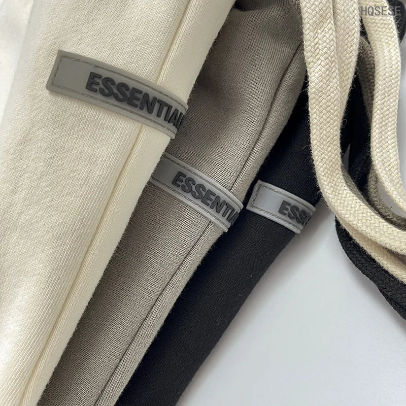 Essentials New Fashion Sweatpants Rubber Letter Logo Jogging Pants High Street Hip Hop Loose Unisex 100% Cotton Sweatpants