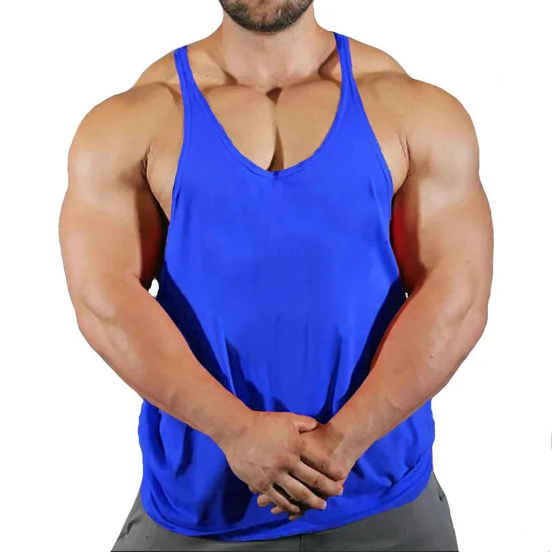Gym Man Workout Bodybuilding Shirt Men Singlets Stringer Undershirt Vests Tank Top Vest Men's Brand Clothes Clothing Muscle Gyms
