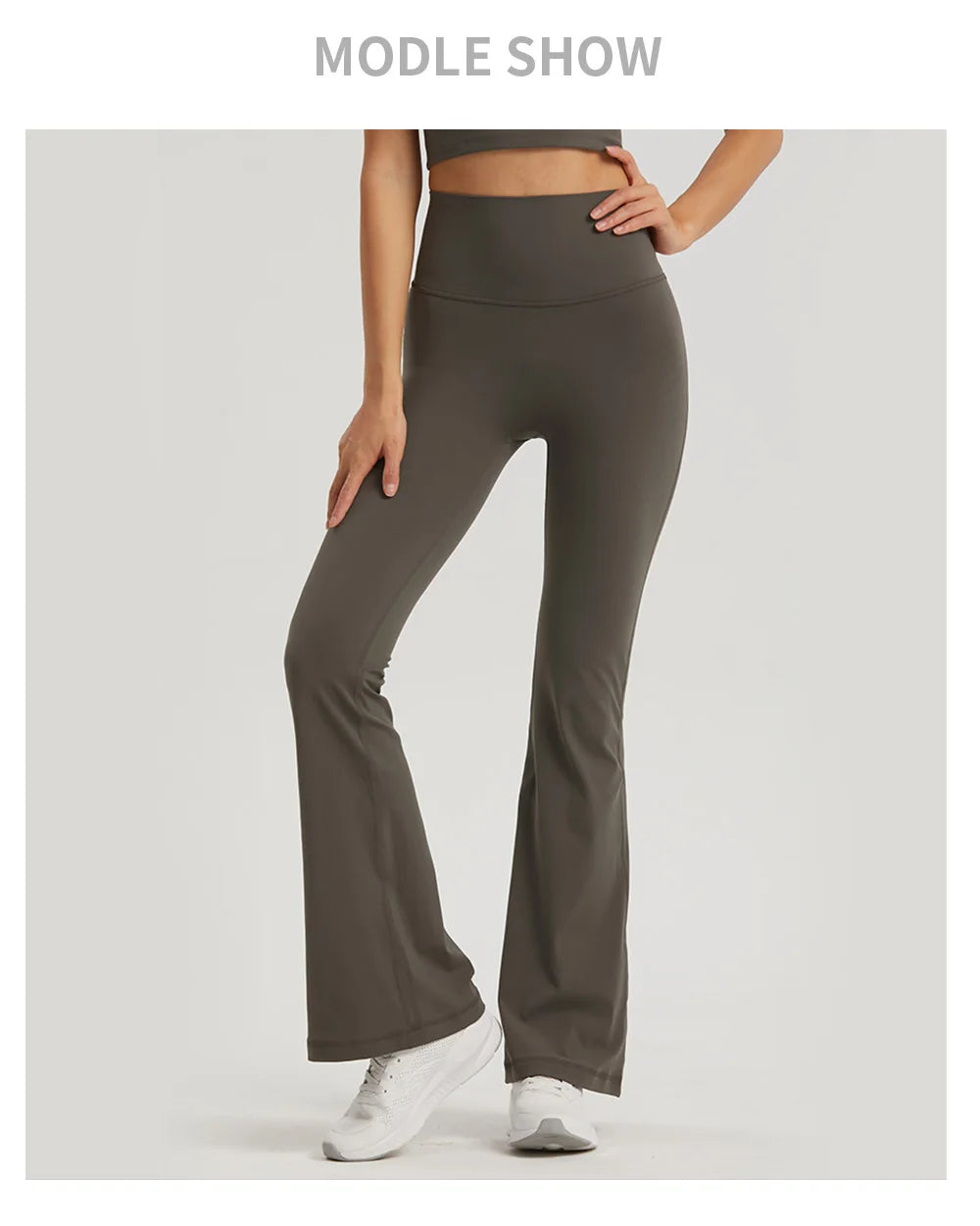 Women Wide-leg Pants Gym Ladies Loose Pants High Waist Hip Slim Bell Bottoms Gym Dance Flared Wide Leg Trousers Yoga Leggings