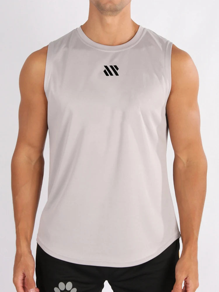 ADED Summer new Gym Vest Men Bodybuilding Sleeveless Sports Tank Top quick-drying mesh Fitness Running Tank Top men Clothes