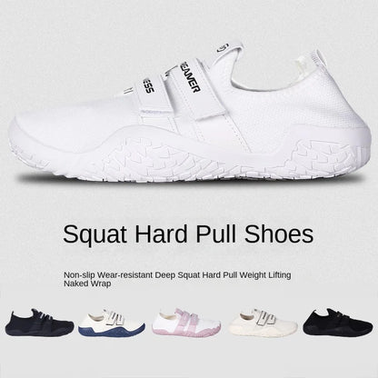GYMOREAMER fitness hard pull squat shoes for men and women breathable non slip indoor yoga comprehensive training sports shoes