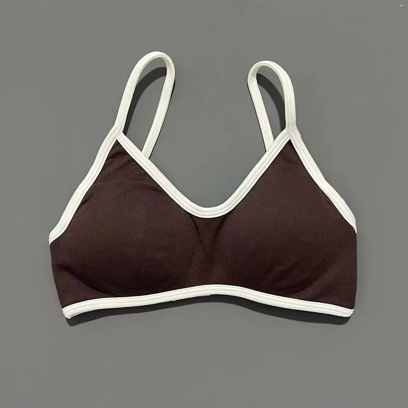 Women Sports Bra Adjustable High Support Gym Clothes Pilates Yoga Top Push-up Running Workout Tank Fitness Underwear
