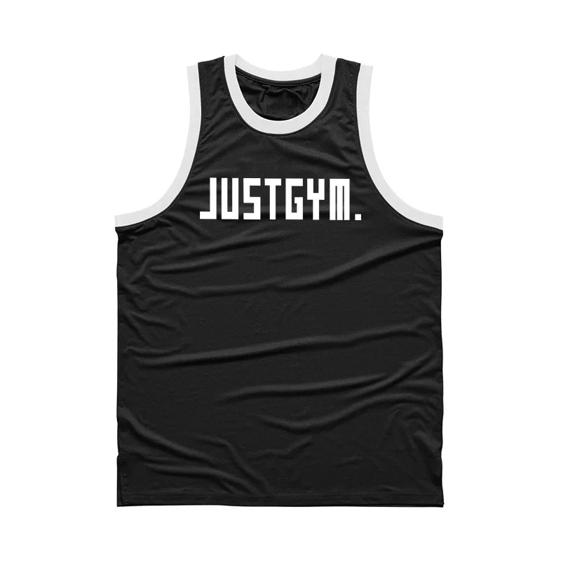 New Summer Brand Gym Clothing Mesh Singlets Men Tank Tops Shirt Bodybuilding Equipment Fitness Mens Stringer Tanktop Vest