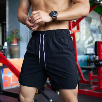 Men Hot Shorts Light Weight Thin Short Pants Running Squat Fitness Shorts Men GYM Wear Quick-drying Drawstring Shorts