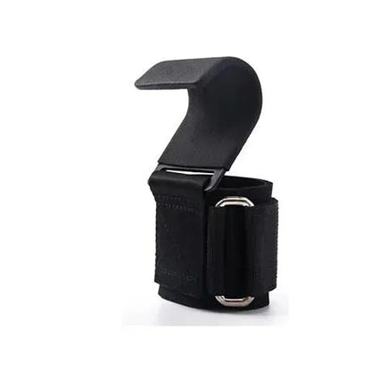 2/1PC Weight Lifting Hook Grips with Wrist Wraps Gym Hand-Bar Wrist Strap Fitness Hook Weight Strap Pull-Ups Power Lift Gloves