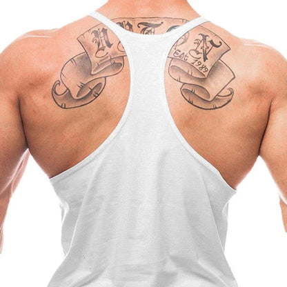 New Gym Apparel Fashion Muscle Running Cool Singlets Men‘s Wear Keep Fit Workout Tank Top Fitness Casual Sleeveless Vest