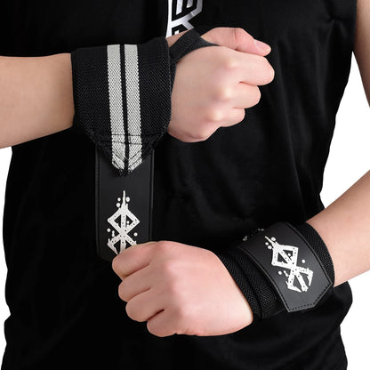 Fitness Wrist Straps For Weightlifting Women -Gym Workouts Adjustable Wrist Wraps &Lifting Brace For Lifting Straps, Support And