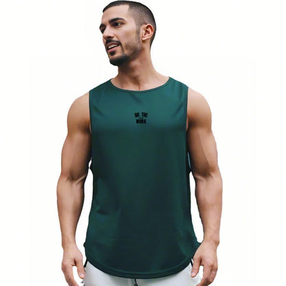 Mesh Gym Clothing Canotte Bodybuilding Stringer Tank Top Men Fitness Sleeveless T Shirt Muscle Guys Singlets  Sports Vest