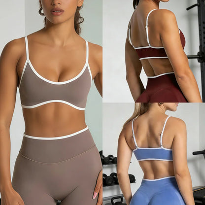Women Sports Bra Adjustable High Support Gym Clothes Pilates Yoga Top Push-up Running Workout Tank Fitness Underwear