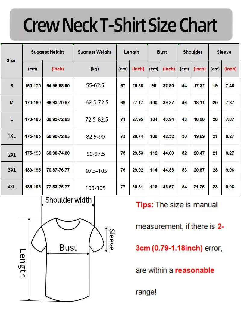 Gorilla Printed Short-sleeved T-shirt Men's Summer Trendy Brand Men's and Women's Same Half-sleeved T-shirt Gym Wear Casual Top