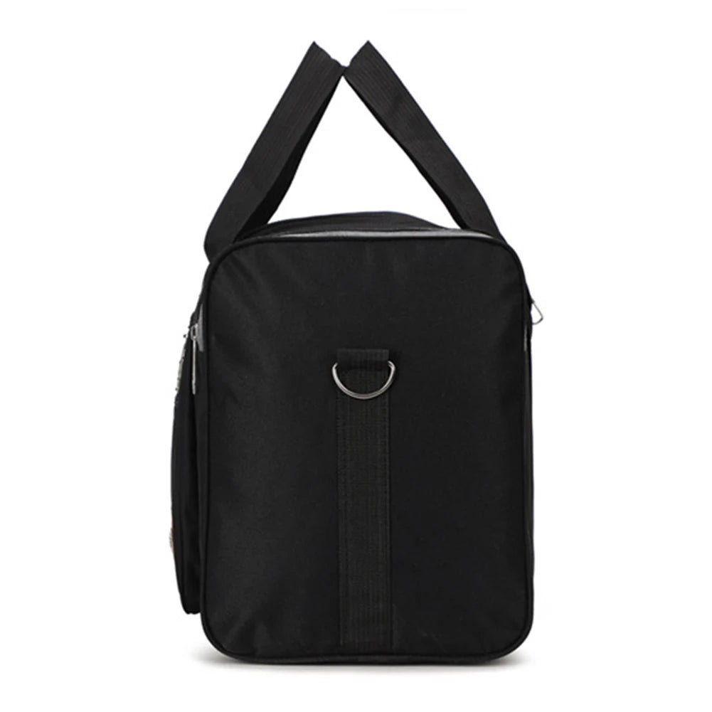 Oxford Portable Gym Bags Large Capacity Fitness Training Bag Waterproof Multifunctional Wear-resistant with Zipper for Men Women