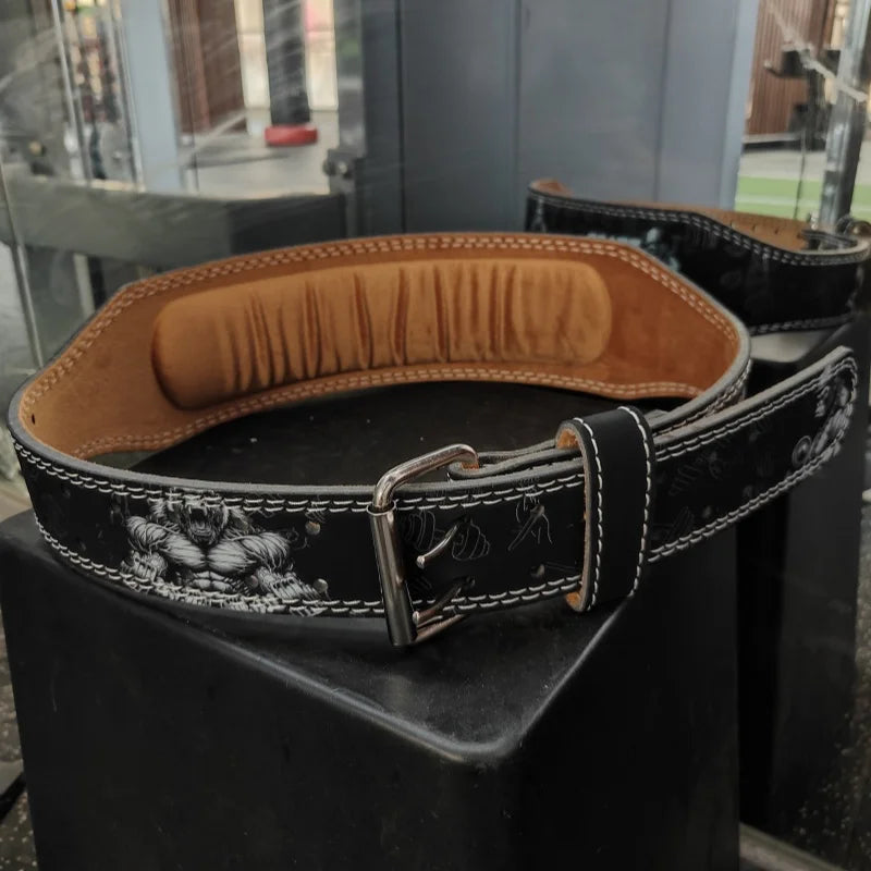 Men Weightlifting Belt Gym Women Weight Lifting Belt Heavy Strength Training Belt for Powerlifting Deadlift Squat Waist Support