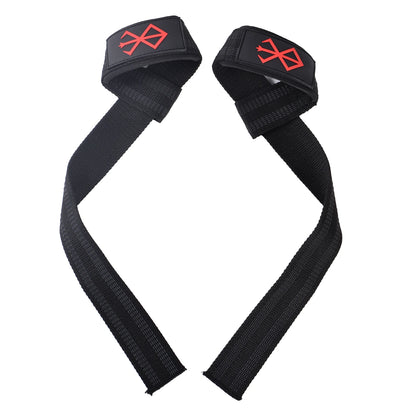 Lifting Wrist Strap, Double Leather Weightlifting Wrist Straps for Gym Strength Training, Neoprene Padded Wrist Wraps - for Men